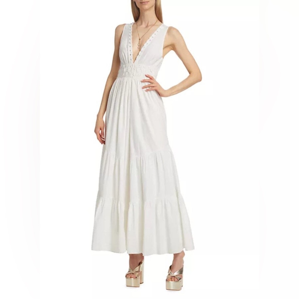 Kamy brook
Azalea Cotton Tiered Maxi Dress